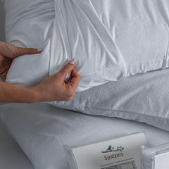 Spatzers Flüssigkeitsdichter Baumwollkissenbezug Doppelpack Einzelpack