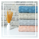 4-teiliges Premium Handtuch Set 50x90 cm "PUMILA 1" | 100% hochwertiger Baumwolle